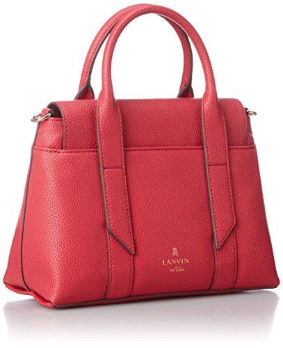 lanvin en bleu女人式荔枝纹通勤ol手提包